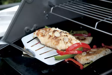 Weber Premium Visspatel - Roestvrij staal zwart - afbeelding 4