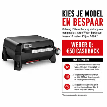 Weber SLATE GP Premium bakplaat van 43 cm