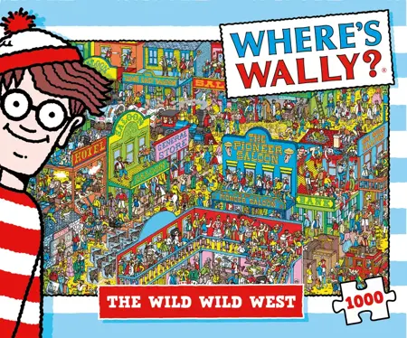 Where’s Wally The Wild West Puzzel (1000 stukjes) - afbeelding 2