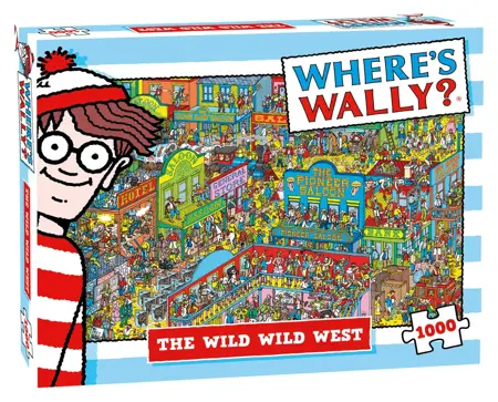 Where’s Wally The Wild West Puzzel (1000 stukjes) - afbeelding 1