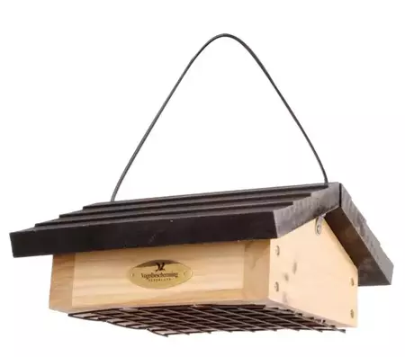 Wildbird Vetblokhouder Odense - Voersilo - 23x22x10 cm Zwart