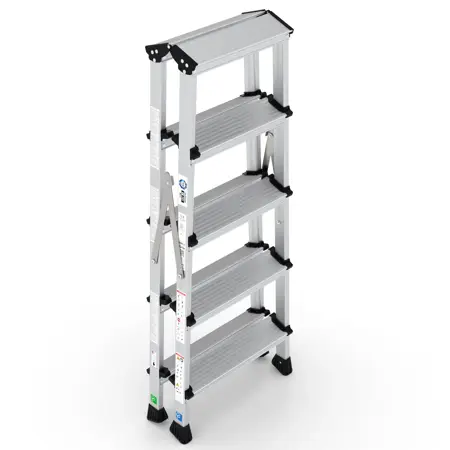 Wixor Handyman | 5 treden | Dubbel Oploopbaar - afbeelding 2
