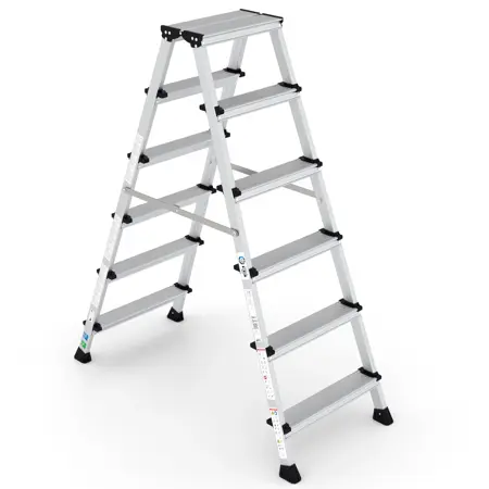 Wixor Handyman | 6 treden | Dubbel Oploopbaar - afbeelding 1
