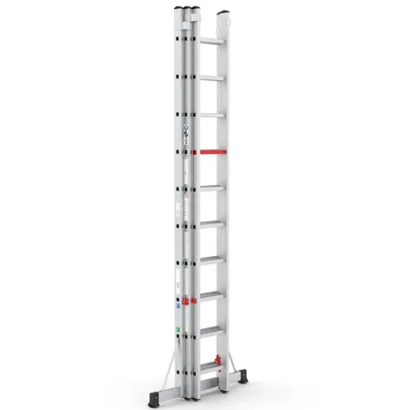 Wixor Professionele Ladder Advance 3x10 | Top Safe - afbeelding 1