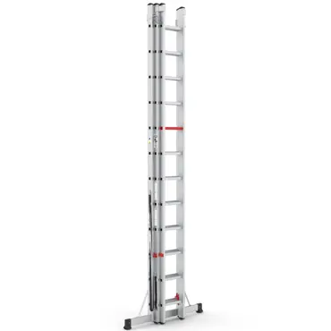 Wixor Professionele Ladder Aluminium 3x12 - afbeelding 5