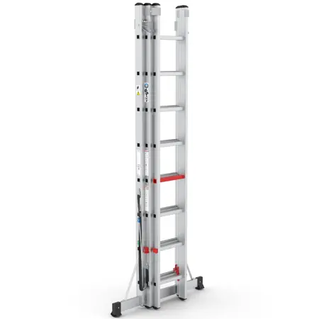 Wixor Professionele Ladder Aluminium 3x8 - afbeelding 5