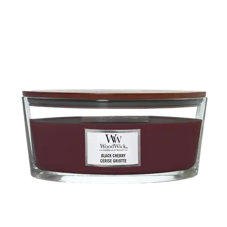 WoodWick Black Cherry Ellipse Candle