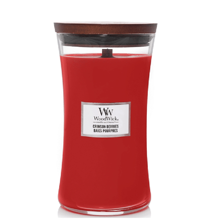 WoodWick Crimson Berries Large Candle - afbeelding 2
