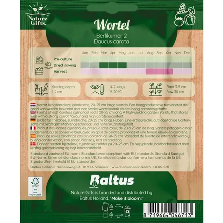 Wortel berlikumer 2 per 25m - afbeelding 2