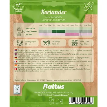 Zaadkoriander 70st - afbeelding 2