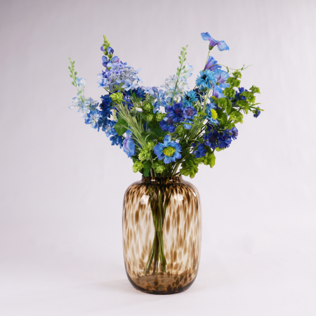 Zijden boeket - Blue Whisper