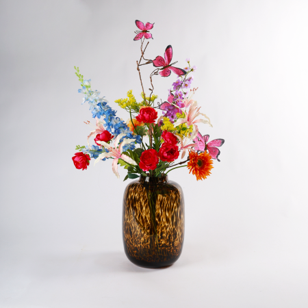 Zijden Boeket Butterfly Bont - afbeelding 1