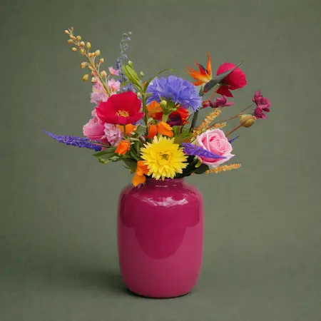 Zijden Boeket - Happy bouquet - afbeelding 1