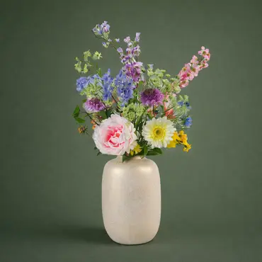 Zijden Boeket Pastel Spring