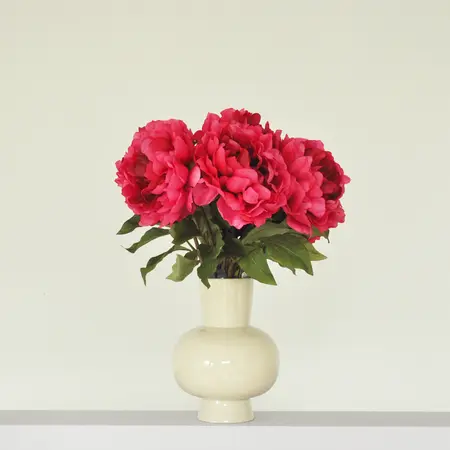 Zijden Boeket - Pioenrozen - afbeelding 3