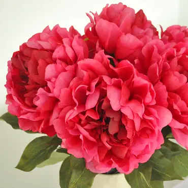 Zijden Boeket - Pioenrozen - afbeelding 4