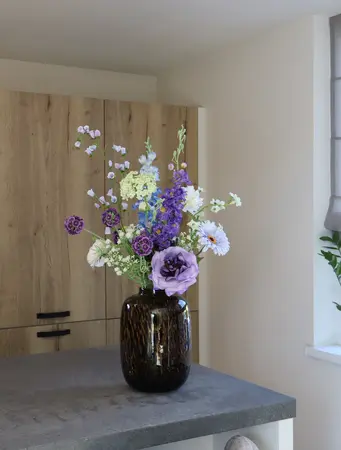 Zijden Boeket - Paars