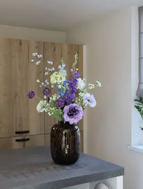 Zijden Boeket - Paars