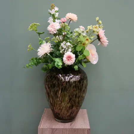 Zijden Kunstboeket Wit Lichtroze