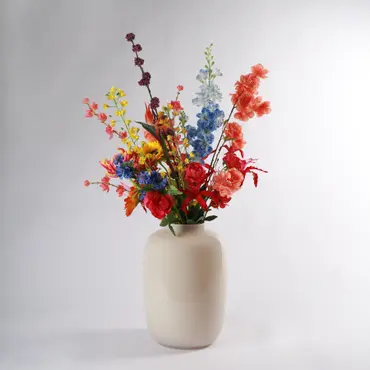 Zijden Veld boeket - Tropical Bont